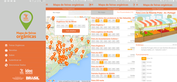 Mapa de Feiras Orgânicas ganha aplicativo gratuito