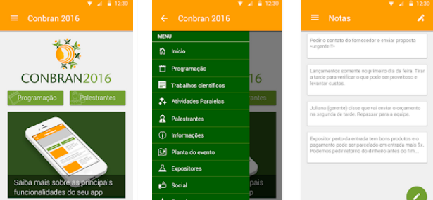 Conbran 2016 tem aplicativo gratuito para celular